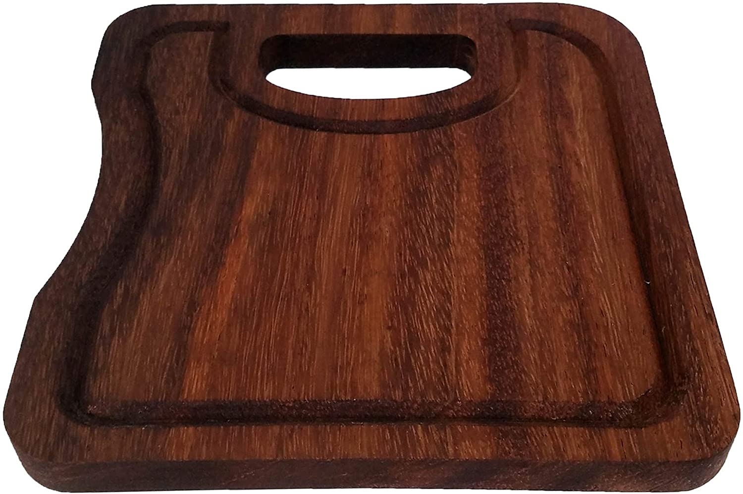 PAROTA WOOD PRODUCTS / Small Parota Wood Serving/Cutting Board with Juice Groove